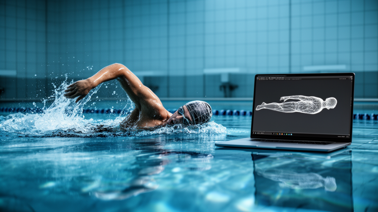 AI Can Sketch a Swimmer’s Stroke, But Not the Force Behind It