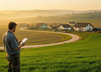 Bounded Rationality Meets Geo-Social Networks in New Farmer Simulation Model