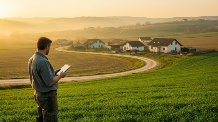 Bounded Rationality Meets Geo-Social Networks in New Farmer Simulation Model