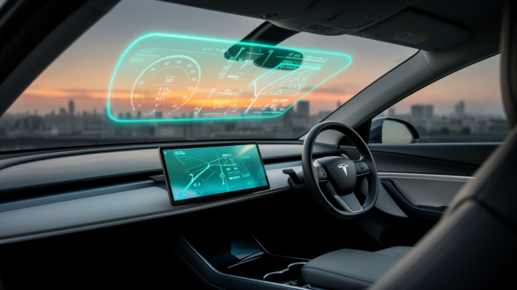 Head-up displays dominate the data in a new ranking of Chinese electric-car cockpits