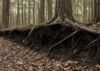 Maturing forests redistribute soil carbon rather than simply storing more