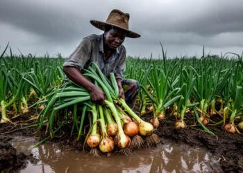 Onion Hybrids Show Dramatic Yield Boost Under West Africa’s Harsh Rainy Season