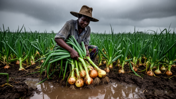 Onion Hybrids Show Dramatic Yield Boost Under West Africa’s Harsh Rainy Season