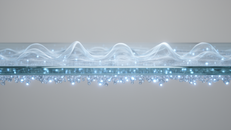 Mechanical Waves Alone Can Shake Ions in the Hidden Electrical Layer at Glass Surfaces