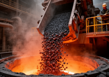 Smaller nut coke particles boost sinter reduction in blast furnace study
