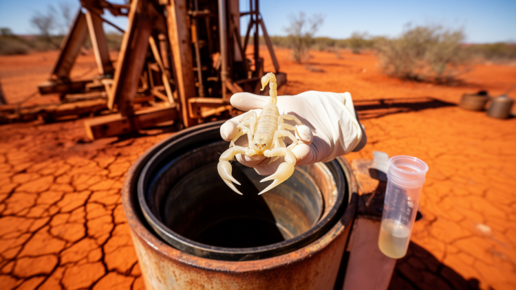 Blind, Pale Scorpion Pulled From Pilbara Borehole Is a Global First
