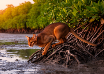 Rare Wetland Cat Reveals Surprising Habitat Secrets in Borneo’s Mangroves