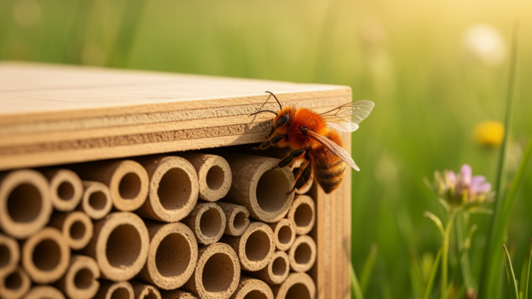 Red mason bee gets a blueprint for simulating pollinator decline