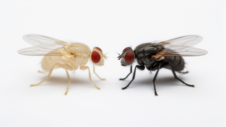 Mass-Reared Fruit Flies Show Distinct Head Transcriptomes Compared With Wild Flies