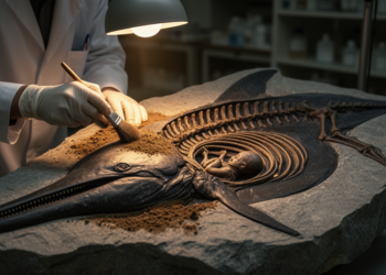 Triassic ichthyosaur fossil reveals unborn baby and a surprising set of palatal teeth