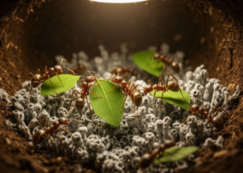 Grooming and nest architecture decide how fungal pathogens strike leafcutter ant colonies