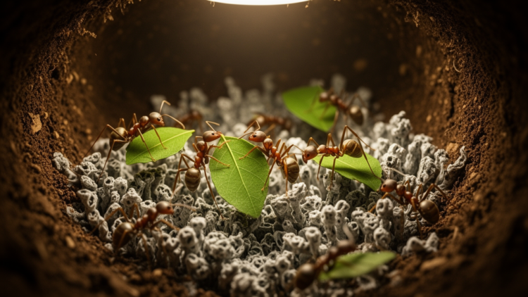 Grooming and nest architecture decide how fungal pathogens strike leafcutter ant colonies