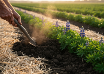 Straw, Lupine Green Manure and PGPR Cut Soil Nitrous Oxide Emissions in Crop Rotation