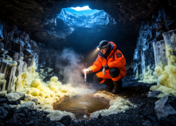 Inside Canada’s Sulfidic Ice Cave: A Volcanic Microbial World That Mirrors Enceladus