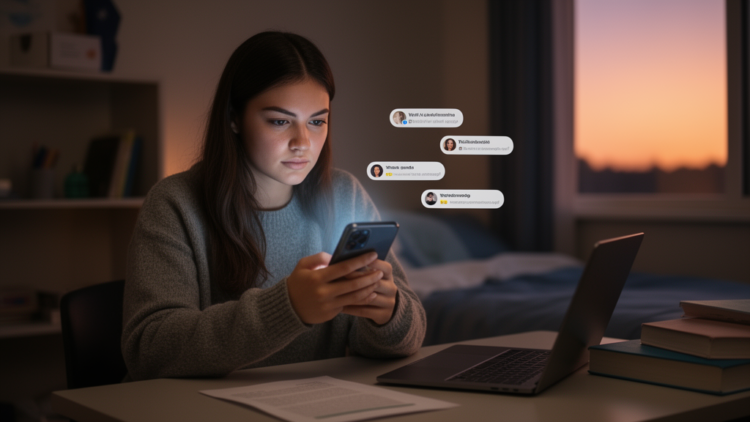 Aware but Vulnerable: The Student Cybersecurity Paradox Hiding in Class Group Chats
