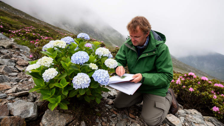 New Hydrangea Species Discovered in Tibet After a Decade-Long Wait