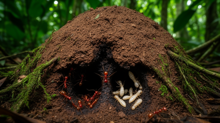 Hidden roommates: how ants and termites share nests across the Colombian Amazon