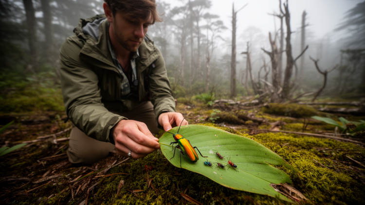 Tiny Sentinels: How Island Bugs Reveal the Health of a Vanishing Forest