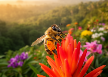 Floral diversity in tropical landscapes affects fatty acid composition in bee bread