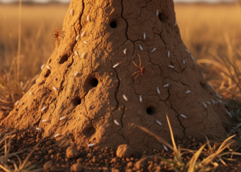 Termite Mounds Act as Tiny Ecological Islands for Spiders and Springtails