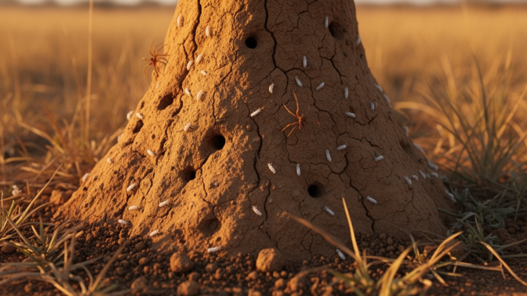 Termite Mounds Act as Tiny Ecological Islands for Spiders and Springtails