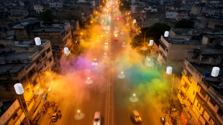 Dense low-cost IoT network maps street-level air pollution across Hyderabad