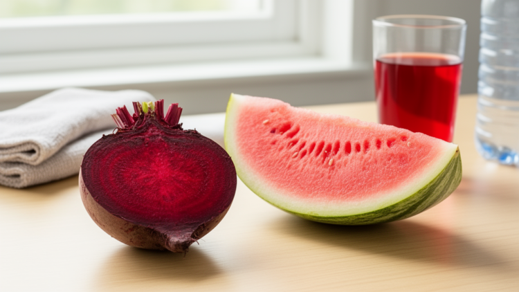 Beetroot and Watermelon Show Time-Specific Relief for Post-Exercise Muscle Soreness