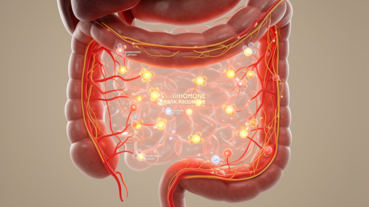 Gut hormone GLP-2 reshapes cattle mesenteric blood flow through cholinergic vascular signaling