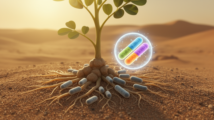 Desert Rhizobium With a Chimeric Symbiotic Plasmid Rewrites the Rules of Nitrogen-Fixing Partnerships