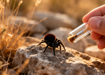 Velvet Spider Mystery Solved as Scientists Finally Describe Elusive Female After 28 Years