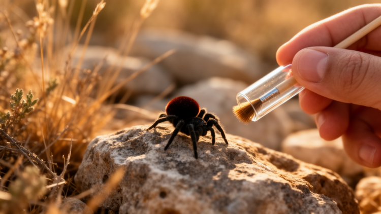 Velvet Spider Mystery Solved as Scientists Finally Describe Elusive Female After 28 Years