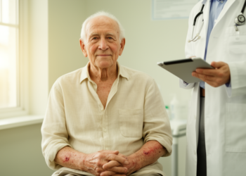Rare autoimmune blistering disease in an elderly man controlled by mycophenolate mofetil and prednisolone