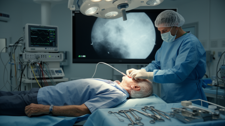 Transjugular implantation of a leadless pacemaker in a 97-year-old patient with severe kyphosis and tortuous femoral veins: a case report