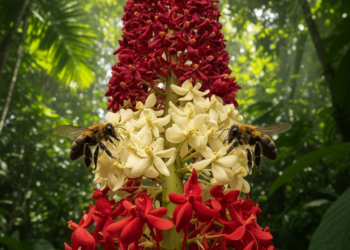 Rare Rainforest Tree’s Flowers Turn Red to Steer Bees Toward Rewards
