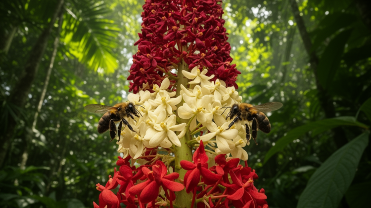 Rare Rainforest Tree’s Flowers Turn Red to Steer Bees Toward Rewards