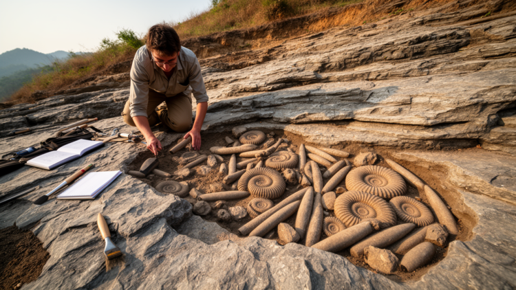 Ancient Ammonite Graveyard in India Rewrites the Story of a Mysterious Jurassic Squid-Kin