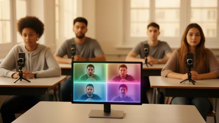 AI Reads Four Faces at Once: New Model Fuses Vision Streams to Decode Student Emotions