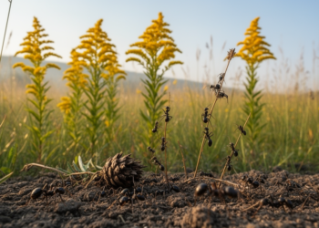 Invasive Goldenrod Leaves Ant Communities in Central Romania Unharmed, Study Finds