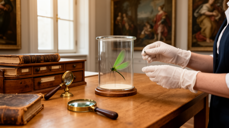 Vienna museum catalogue traces lacewing type specimens from Renaissance art to lost treasures