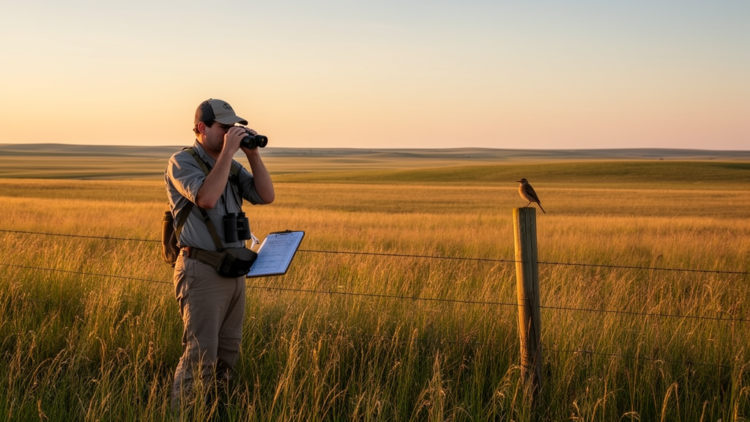 Two Bird Monitoring Programs Tell Different Stories About the Same Great Plains Songbirds