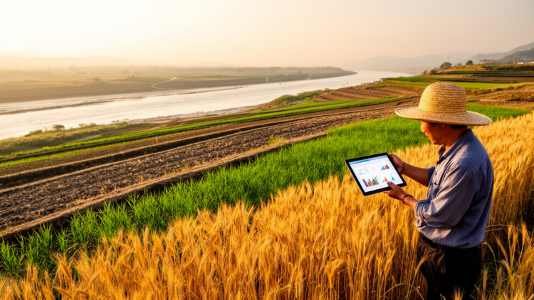 Extreme heat and digital tools shape grain resilience in China’s Yellow River Basin