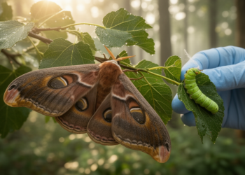 China’s Wild Silkworms Reveal Ancient Hostplant Secrets of Giant Moths