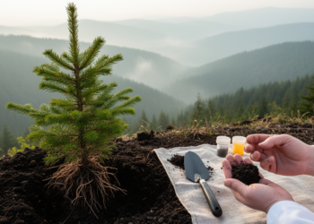 Soil Microbial Life-History Strategies Shape Growth of Endangered Fir Across Elevations