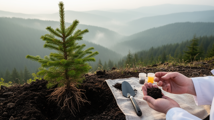 Soil Microbial Life-History Strategies Shape Growth of Endangered Fir Across Elevations