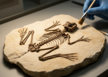 Near-complete Oligocene water frog fossil from France reveals early European ranid anatomy