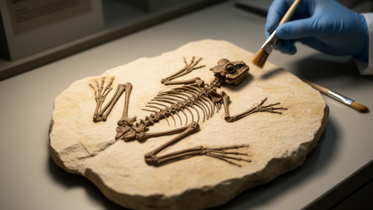 Near-complete Oligocene water frog fossil from France reveals early European ranid anatomy