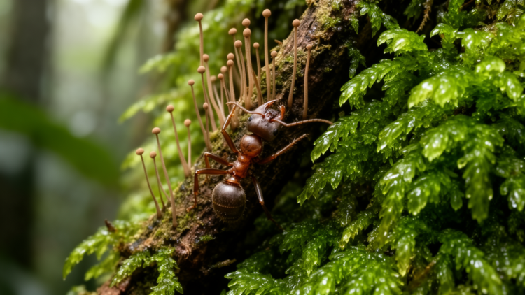 Zombie-Ant Fungus Has a Secret Life Hidden Within Amazonian Mosses