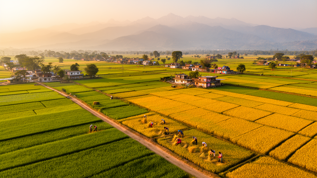 Bayesian model maps climate shocks on Nepal's Terai cereal yields