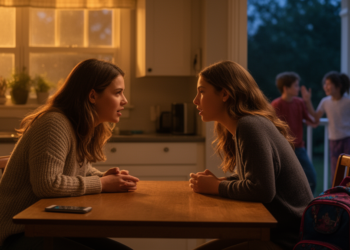 How Family Conversations Shape Teen Mental Health Through Emotional Skills and Peer Ties