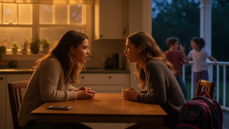How Family Conversations Shape Teen Mental Health Through Emotional Skills and Peer Ties